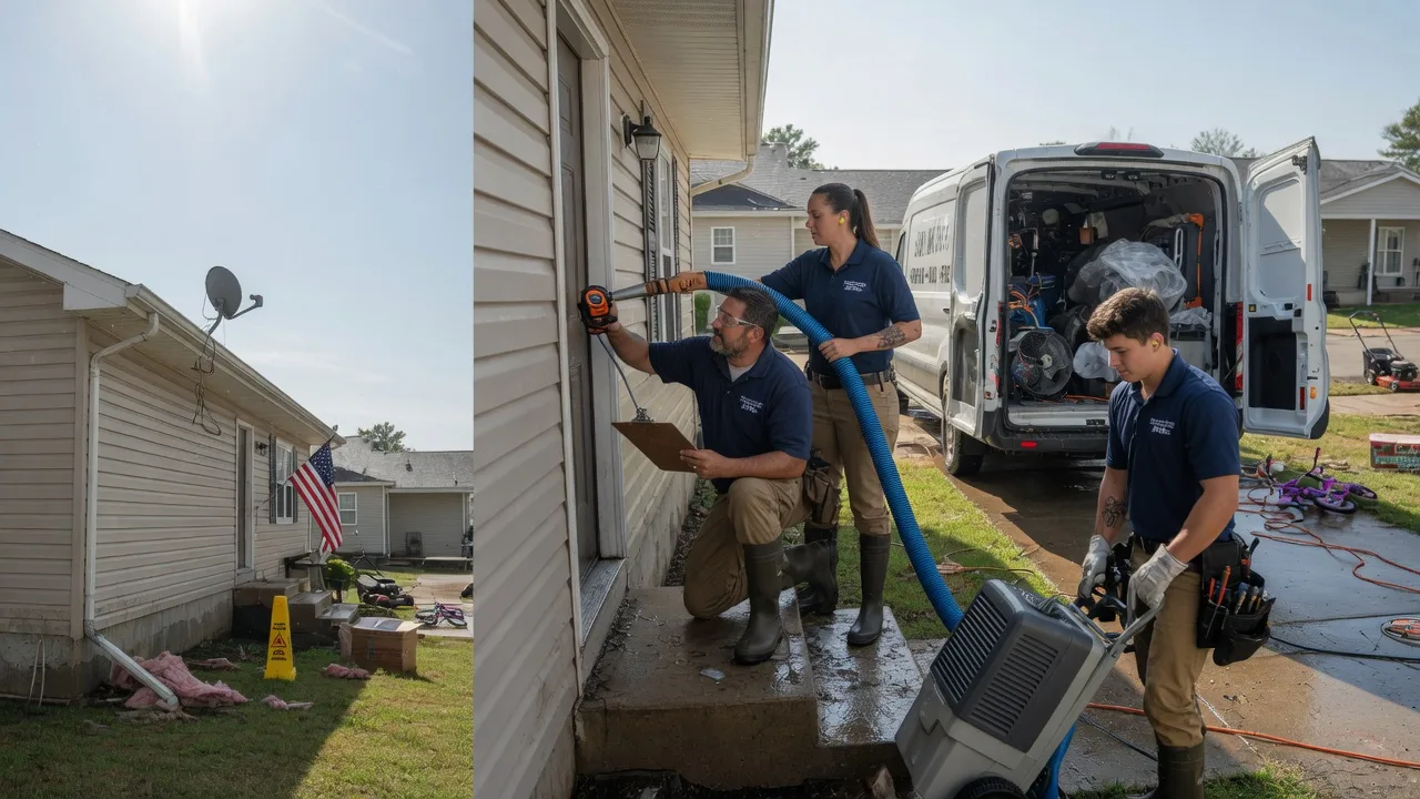 Ceiling Water Damage Restoration in Sycamore, IL near me